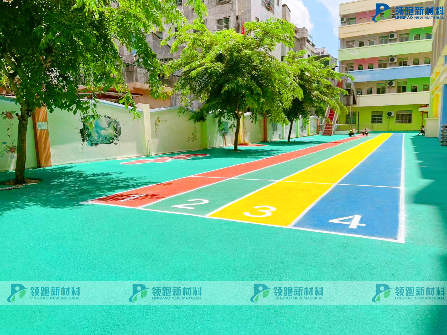 Wholesale Price EPDM Granule Running Track for Sports Flooring Playground with Laaf