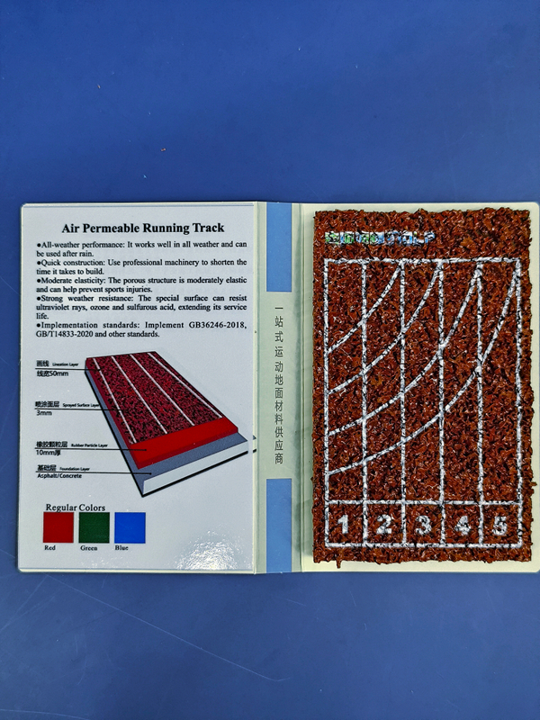 INOLP Wholesale Price Air Permeable Running Track for Sports Flooring Playground
