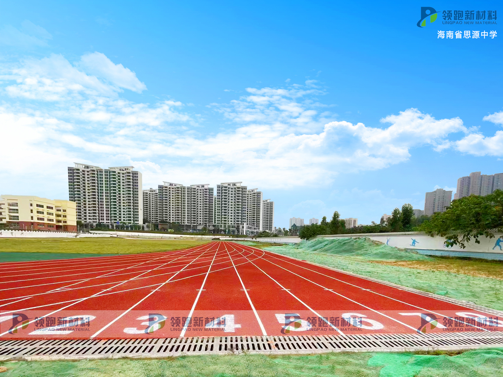 Wholesale Price Hybrid Athletic Running Track for Sports Flooring Playground with Laaf