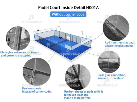 Padel Court Inside Detail H001A