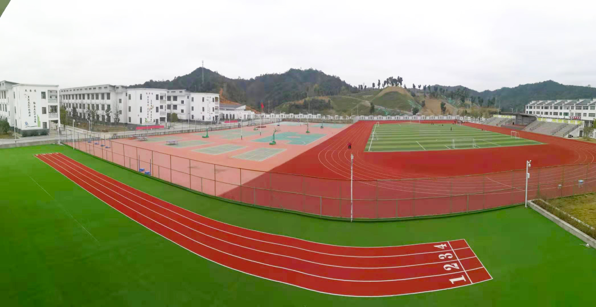 Wholesale Price Semi-Prefabricated Athletic Running Track for Sports Flooring Playground with Laaf