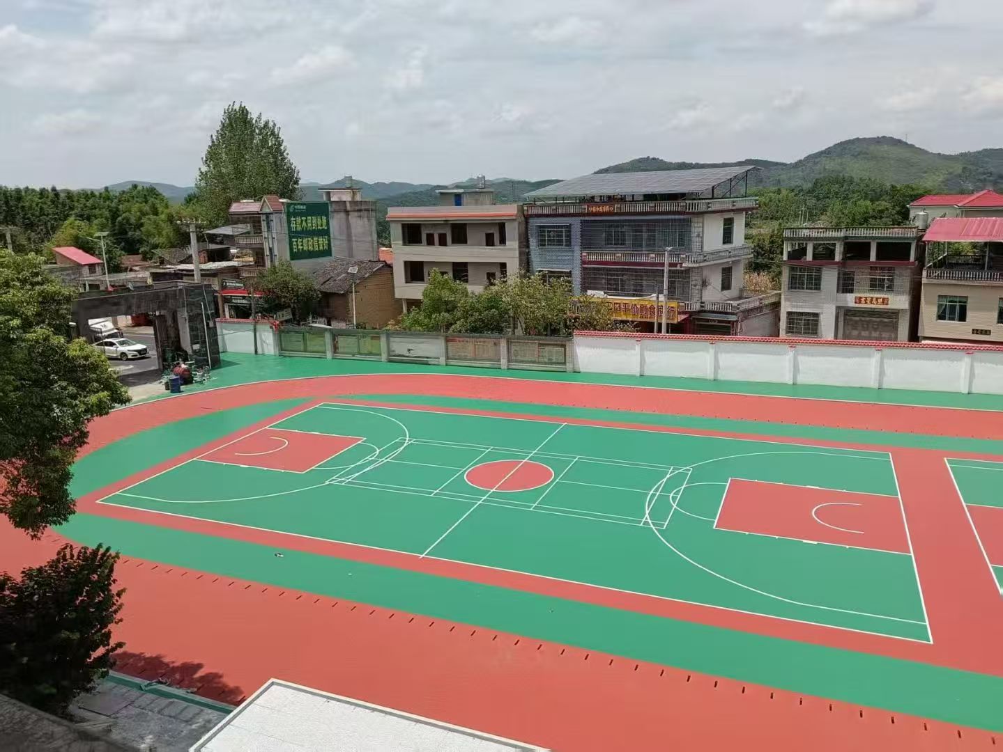 INOLP All-Weather Acrylic Court High-Quality Basketball court and Tennis court