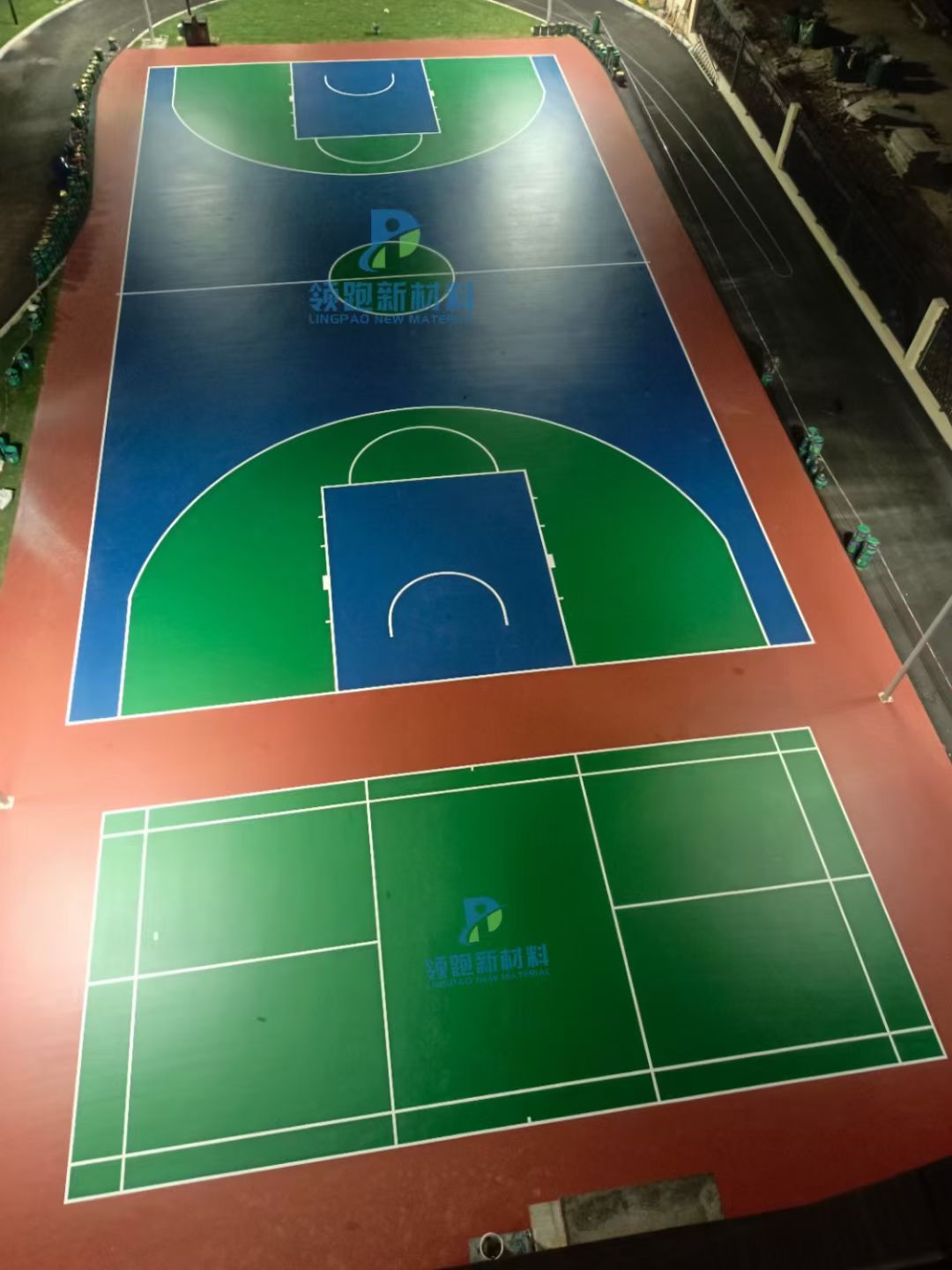 High Quality And Innovative Acrylic Sports Court for Sports Training Center