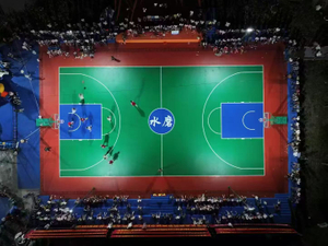 INOLP Hot Sale Acrylic Basketball and Badminton Court