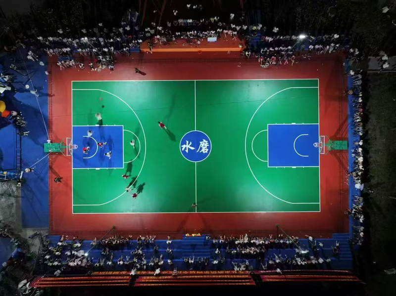 INOLP Hot Sale Acrylic Basketball and Badminton Court