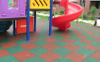 Safety Rubber Tile Floor Rubber Mat for Kids Playground / Walk / Park / Yard Floor / Garden