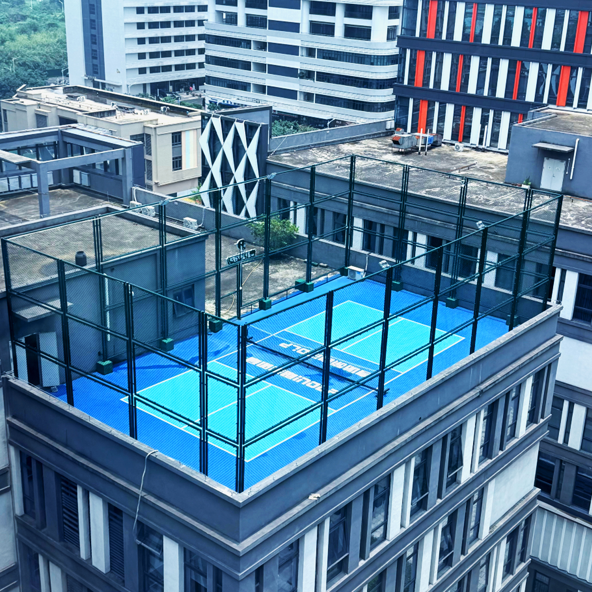 Complete Modular Pickleball Court System with PVC Or Acrylic Surface