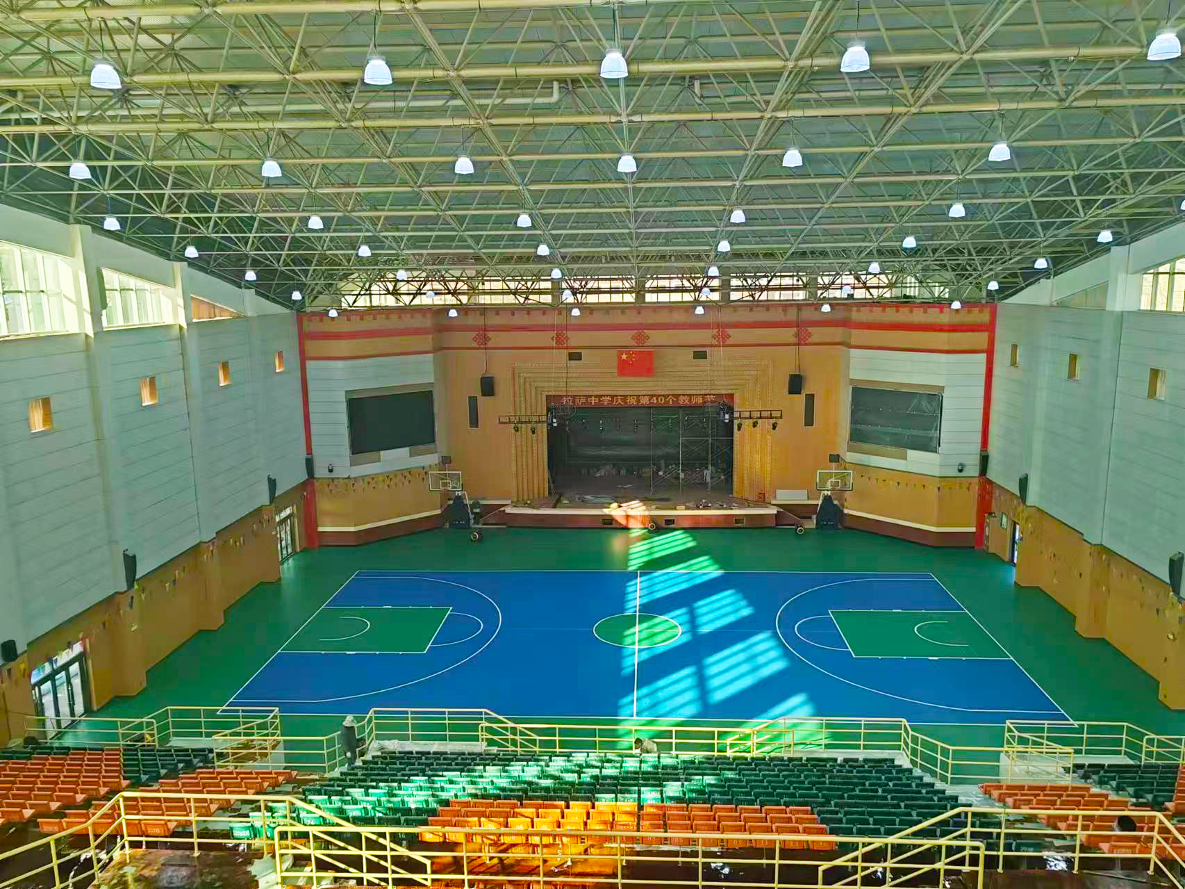 Silicon PU Indoor Basketball Court