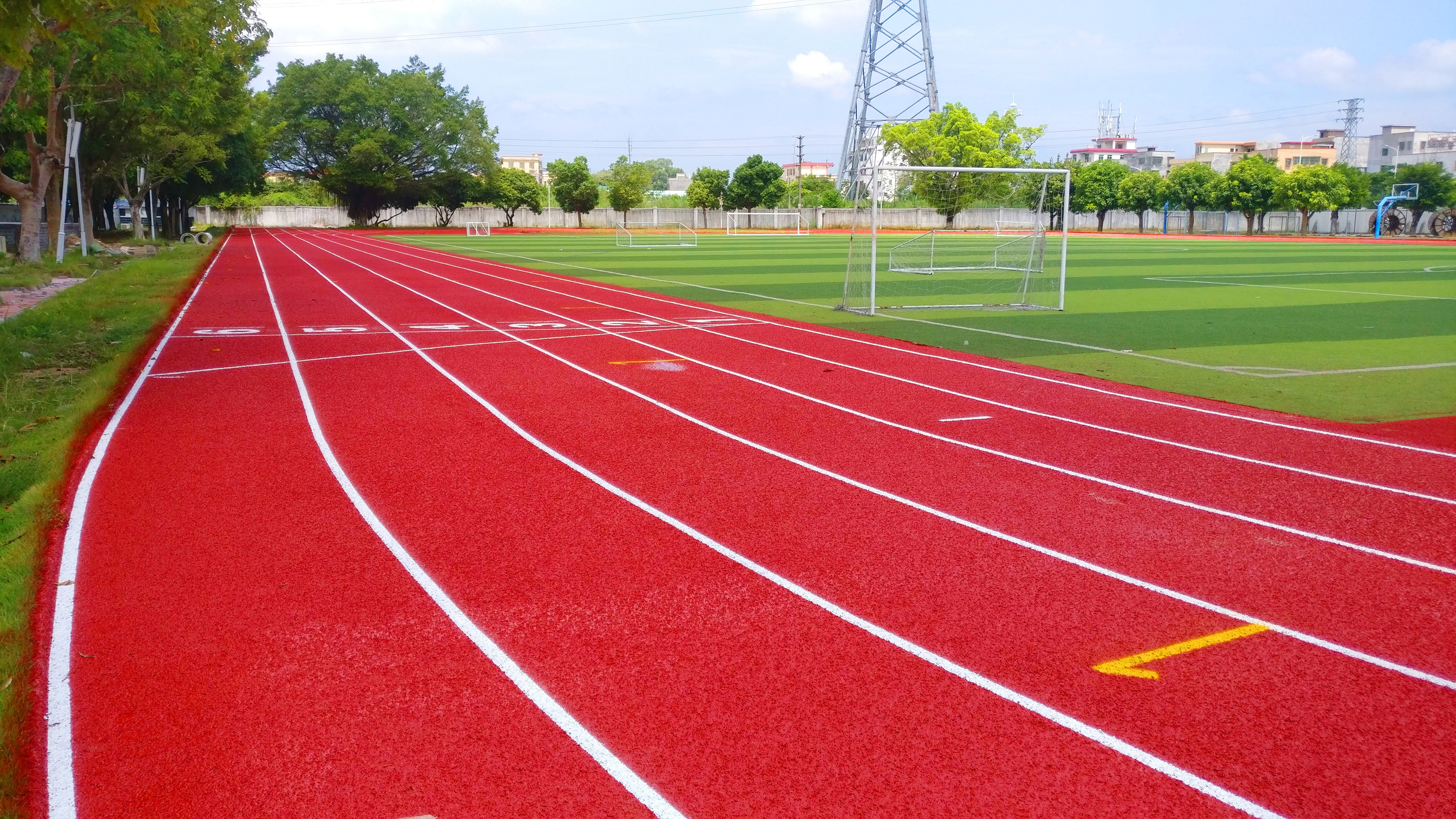 Composite Running Track System