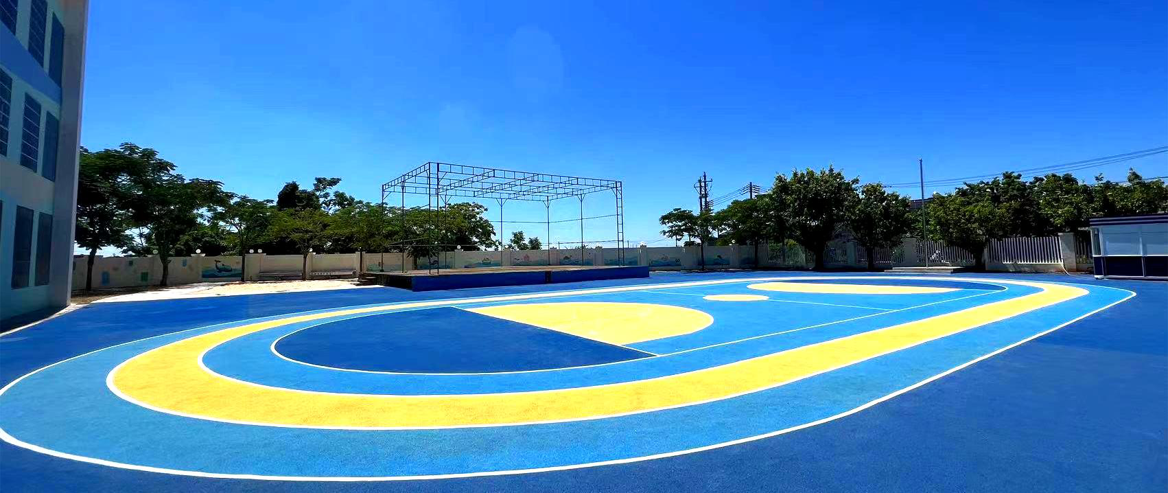 Inolp Non-Toxic EPDM Rubber Running Track Surface for Jogging and Walking Paths