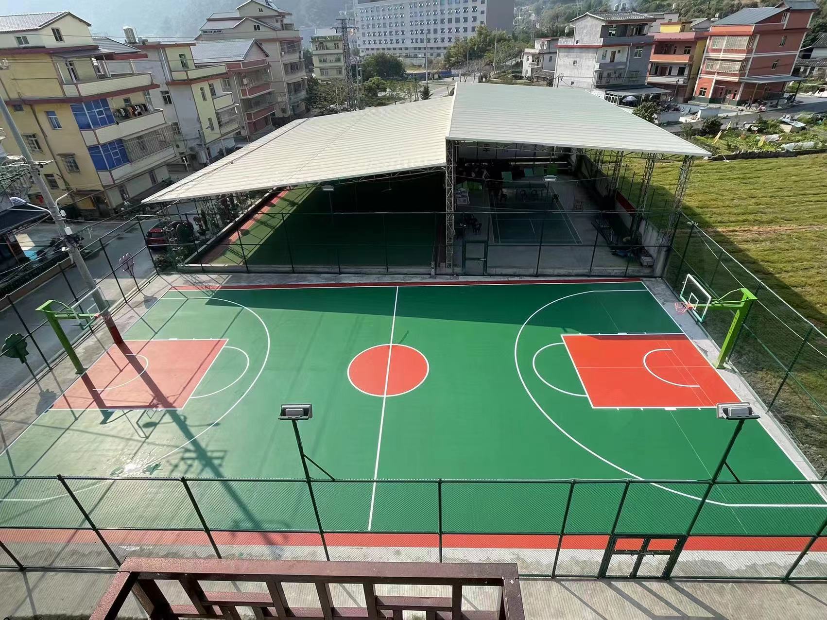 Silicon PU Basketball Court for Children