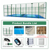 Complete Modular Pickleball Court System with PVC Or Acrylic Surface