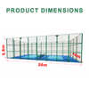 Complete Modular Pickleball Court System with PVC Or Acrylic Surface