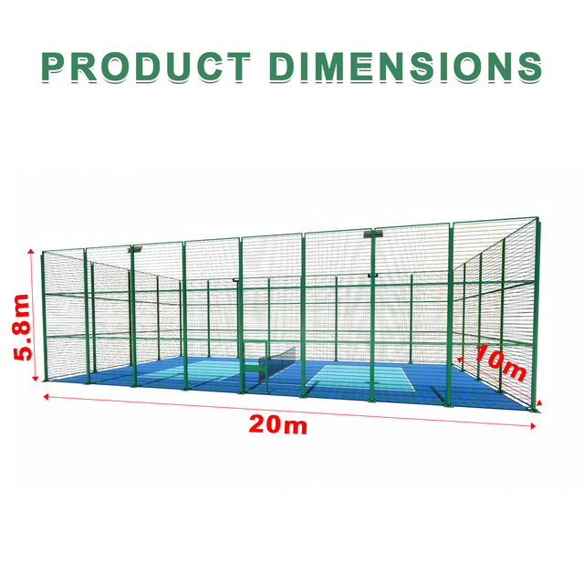 Complete Modular Pickleball Court System with PVC Or Acrylic Surface